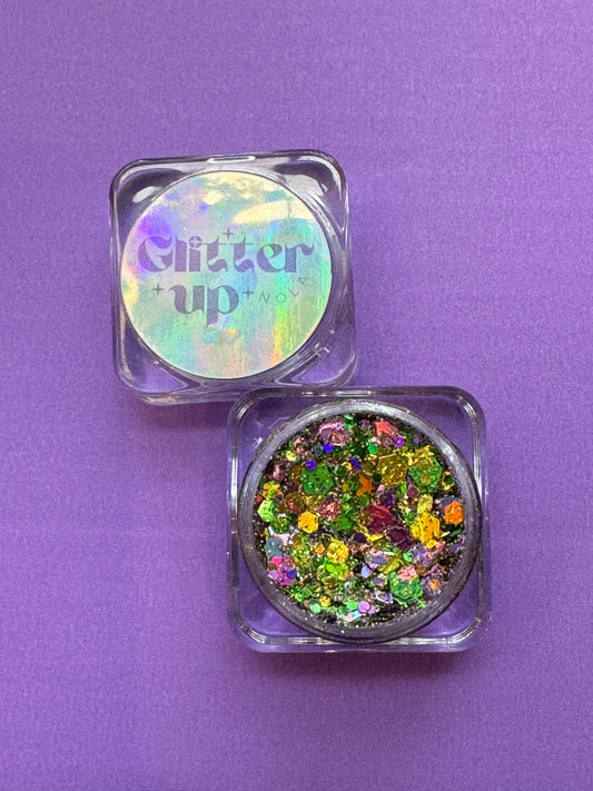 Mardi Gras Glitter Gel